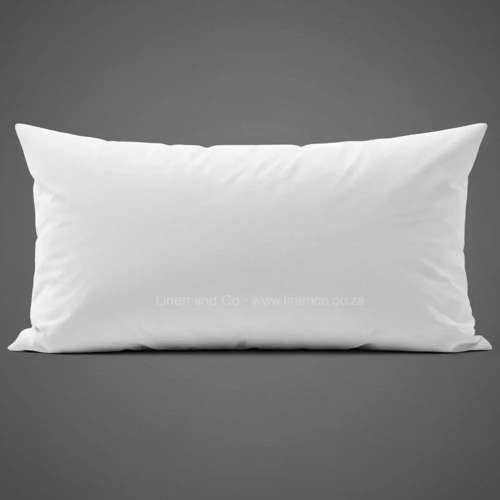 White goose down pillow from Linen and Co luxury hospitality collection, professional product photography showcasing premium pillow quality and comfort