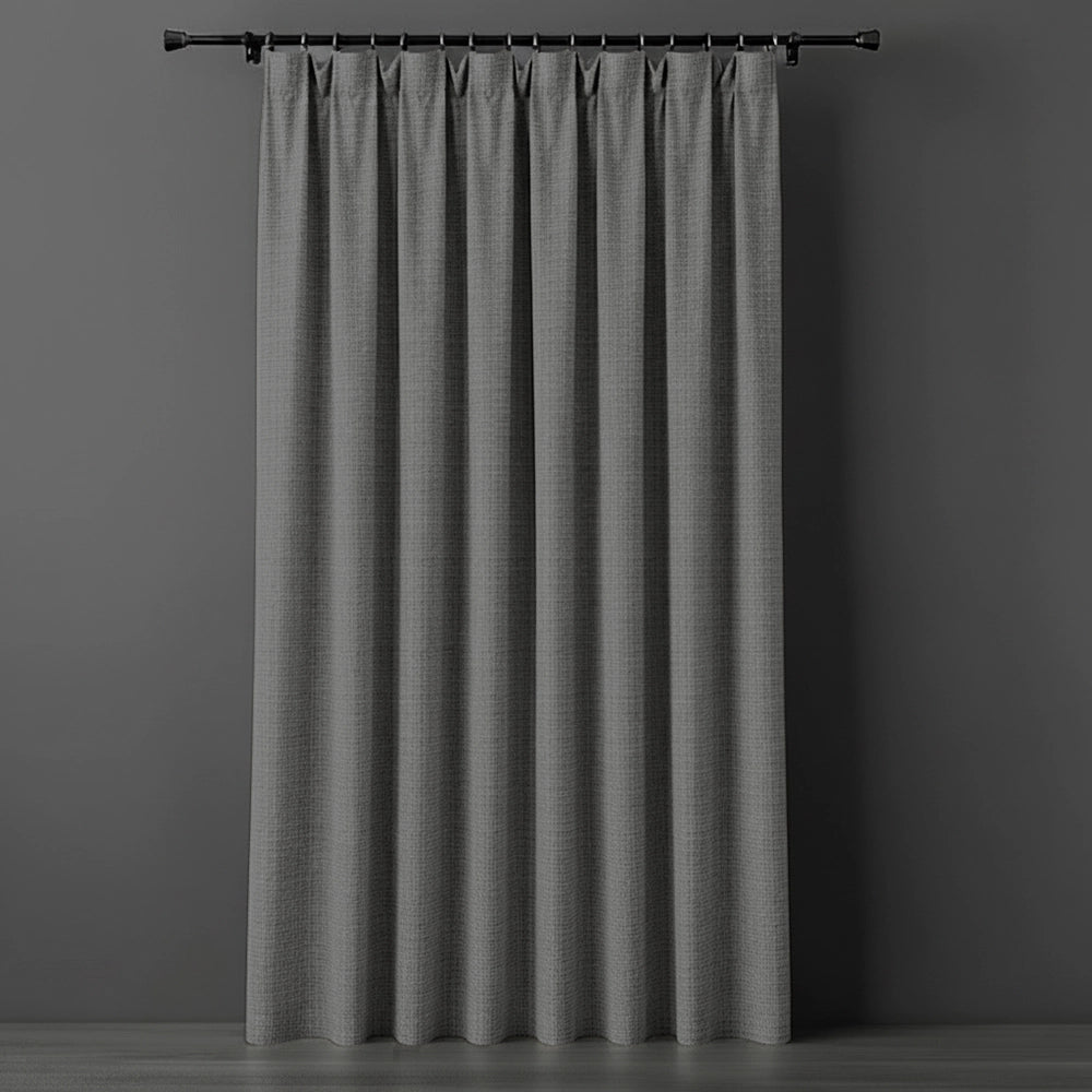 Platinum taped 100% blockout curtain by Linen and Co - premium hospitality curtains