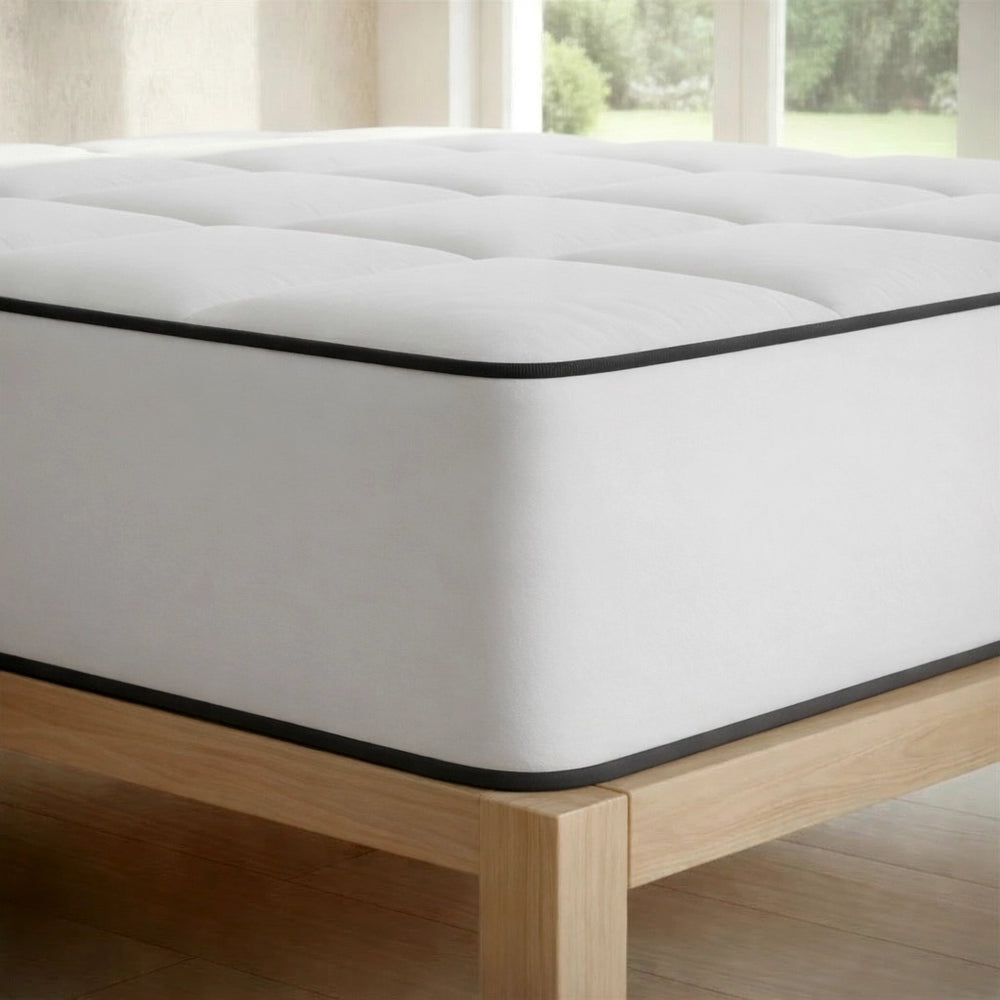 Quilted Microfibre mattress topper by Linen and Co - comfort layer for hospitality and residential beds