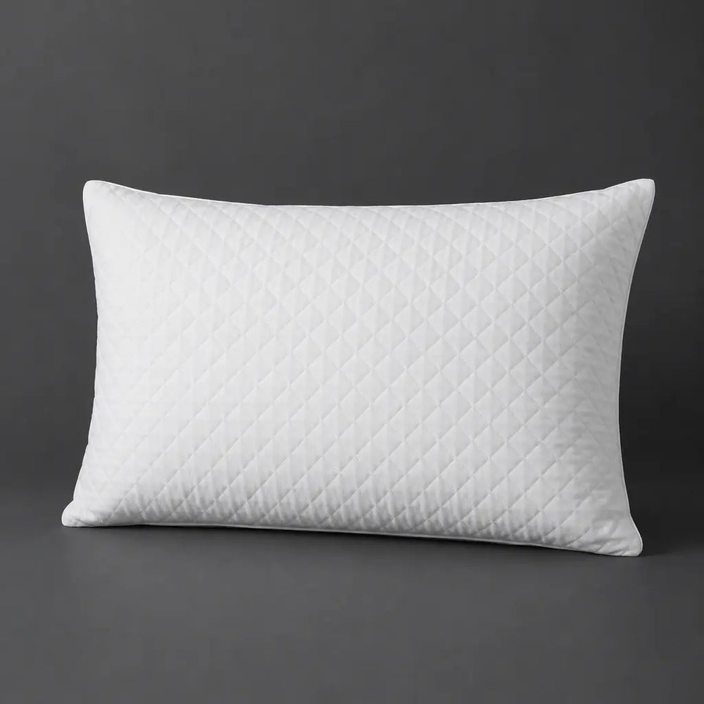 Quilted Wetsafe pillow protector by Linen and Co - white padded waterproof pillow protection