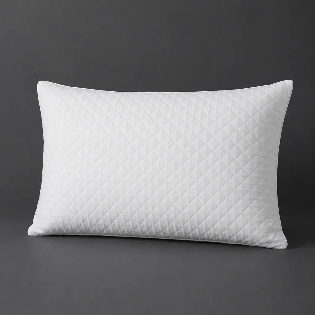 Quilted Wetsafe pillow protector by Linen and Co - white padded waterproof pillow protection