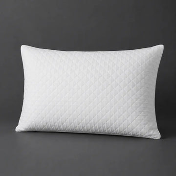 Quilted Wetsafe pillow protector by Linen and Co - white padded waterproof pillow protection