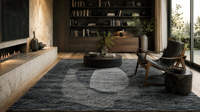 Care notes imagery for Equinox Rug