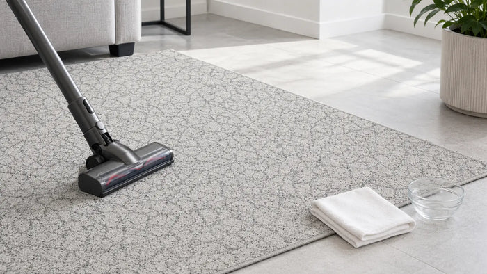 Care notes imagery for Lynx Rug