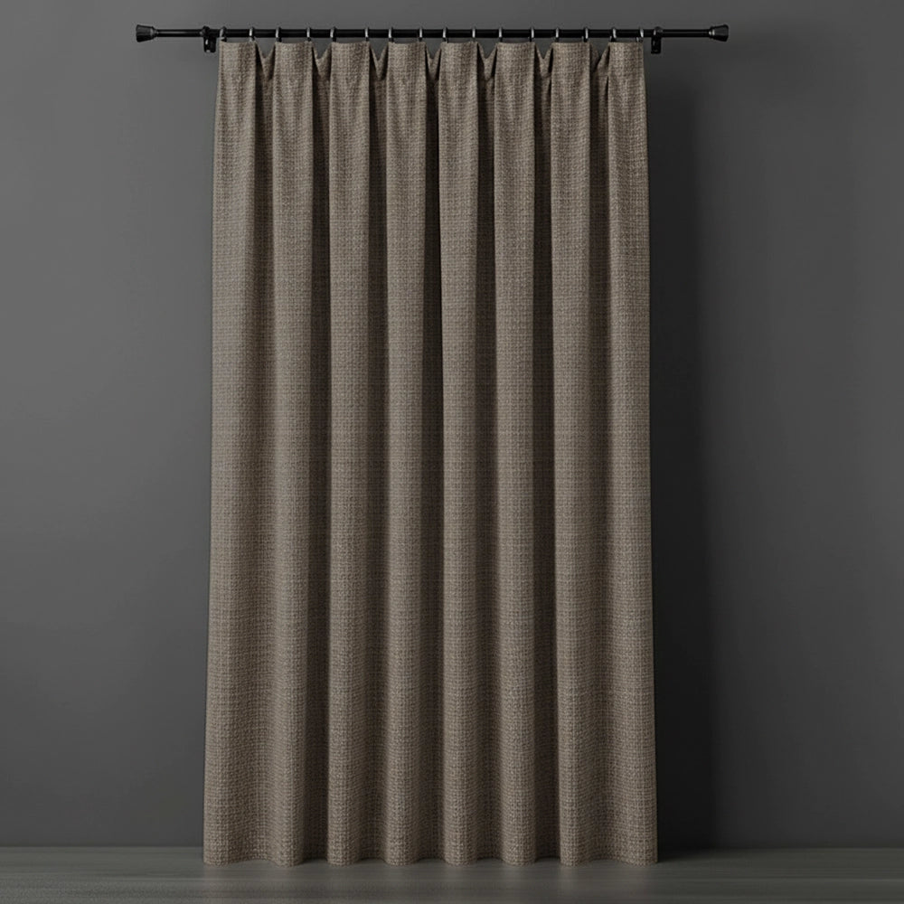 Stone taped blockout curtain by Linen and Co - premium hospitality curtains