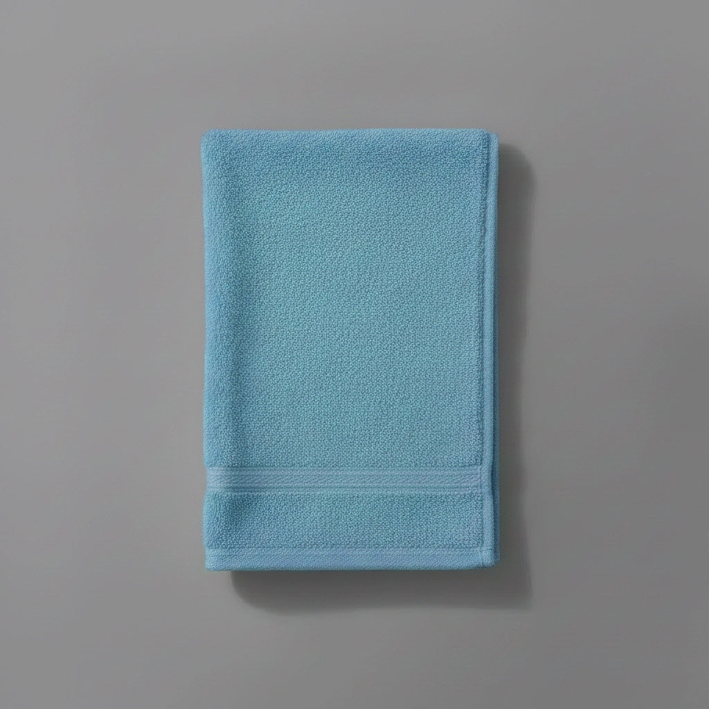 Linen and Co teal Bristol Big and Soft guest towel for luxury hospitality and residential bathrooms in South Africa