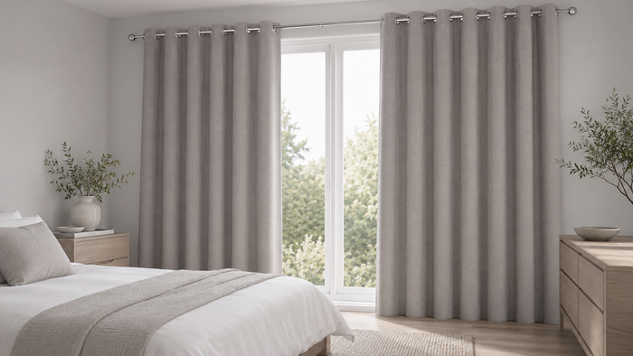 Textured Blockout Curtain - Eyelet