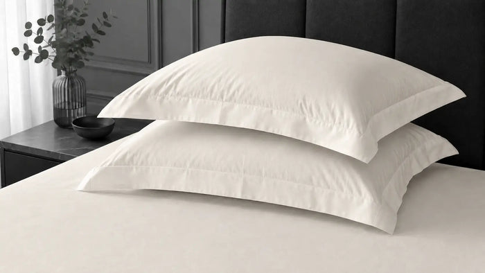 Cream Polycotton 200TC Oxford Pillow Case