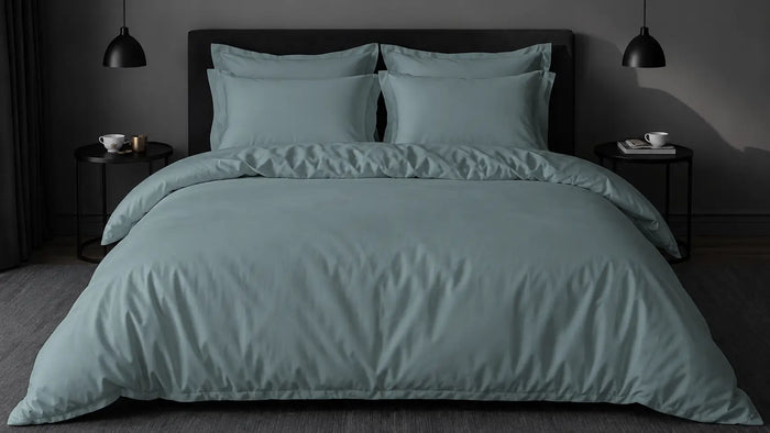 Duck Egg Polycotton 200TC Oxford Duvet Cover Set