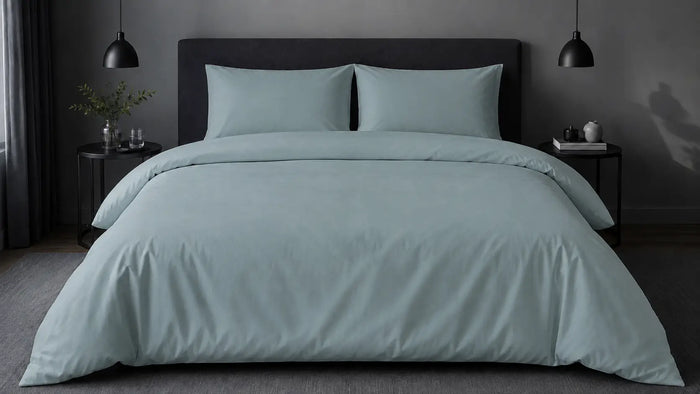 Duck Egg Polycotton 200TC Duvet Cover Set