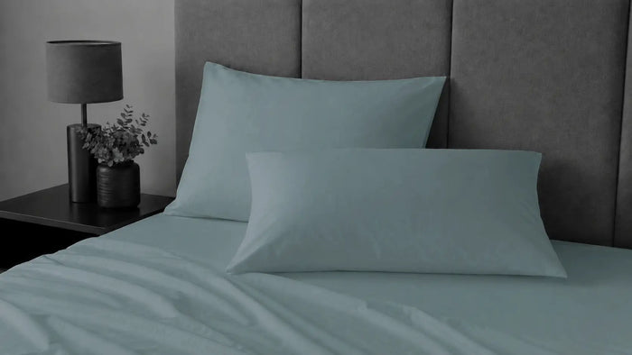 Duck Egg Cotton 200TC Pillow Case