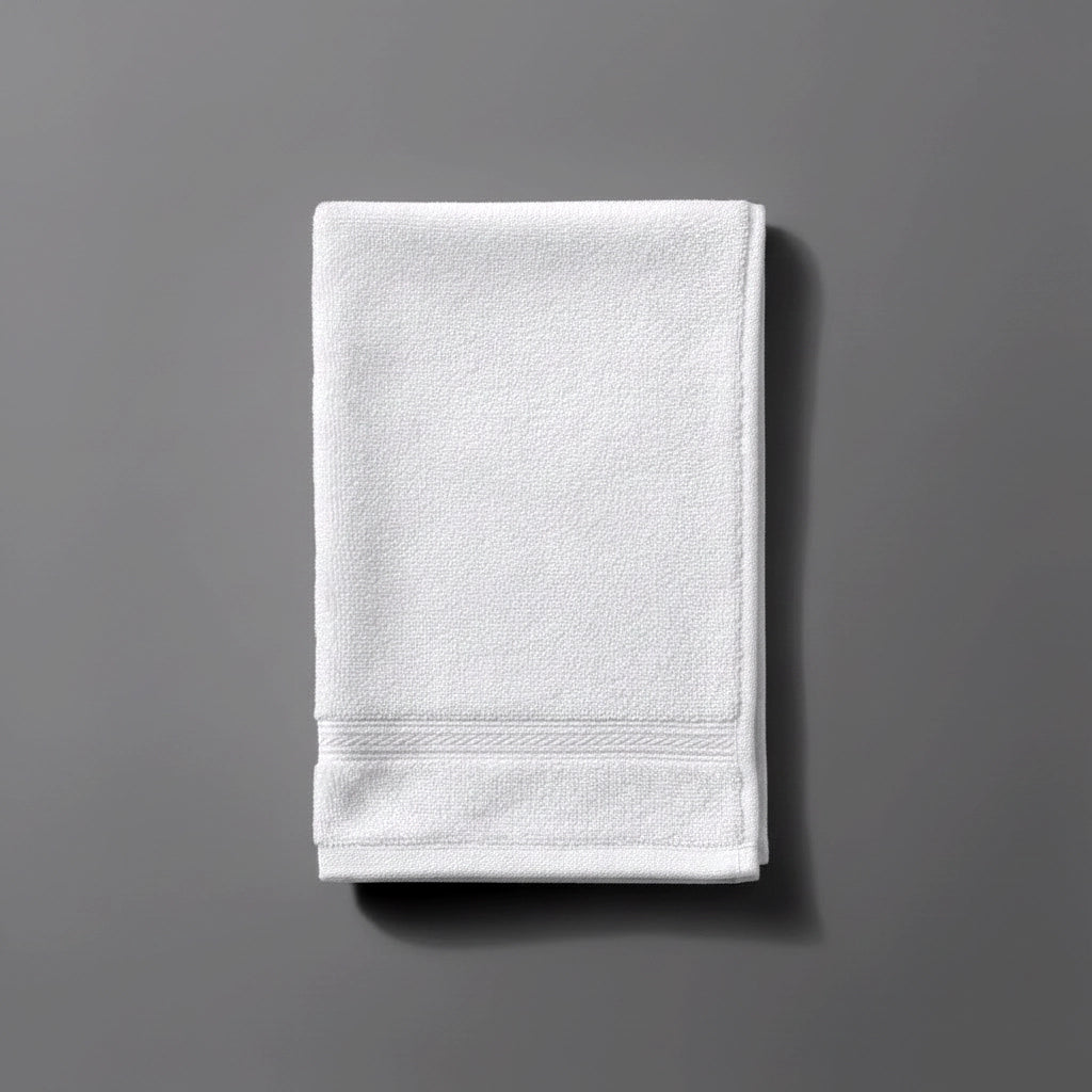 Linen and Co white Bristol Big and Soft guest towel for luxury hospitality and residential bathrooms in South Africa