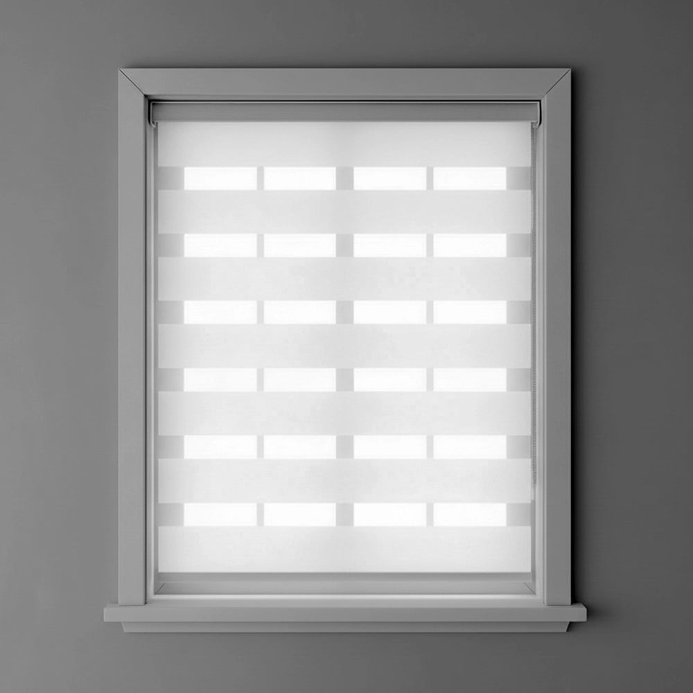 White zebra blind by Linen and Co - premium hospitality window blinds