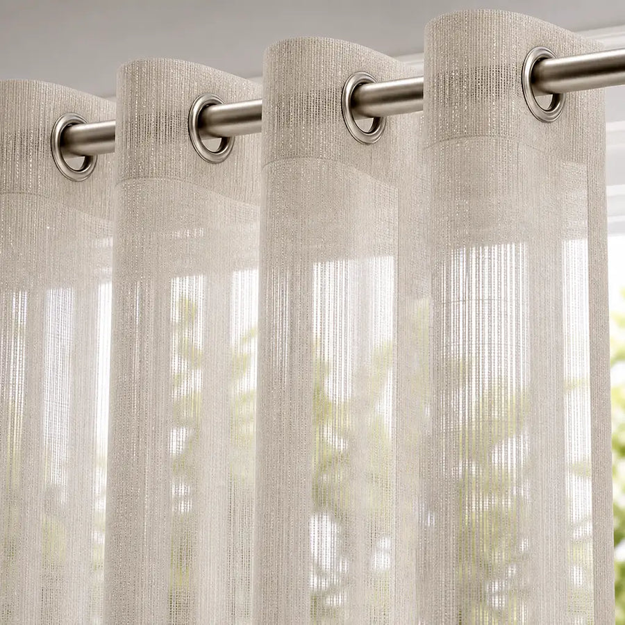 Eyelet heading detail for Whittaker Sheer Ready-Made Eyelet Curtain