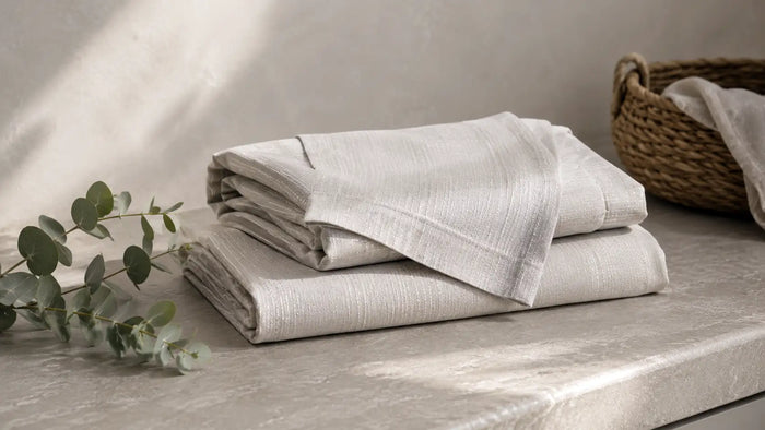 Care notes imagery for Whittaker Sheer Ready-Made Taped Curtain