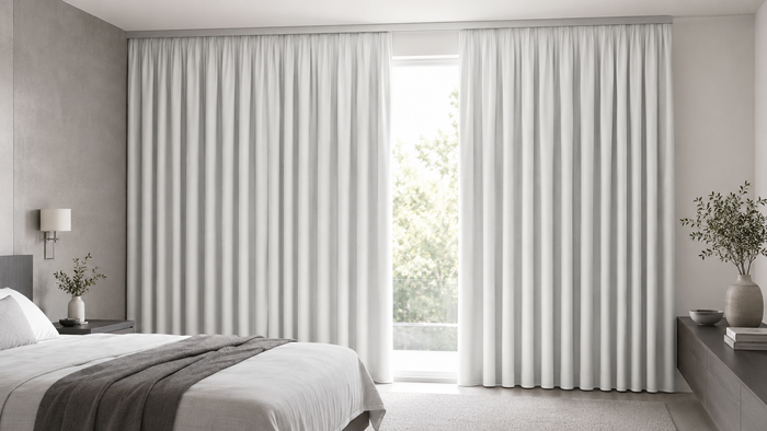 Woven Blockout Curtain - Taped